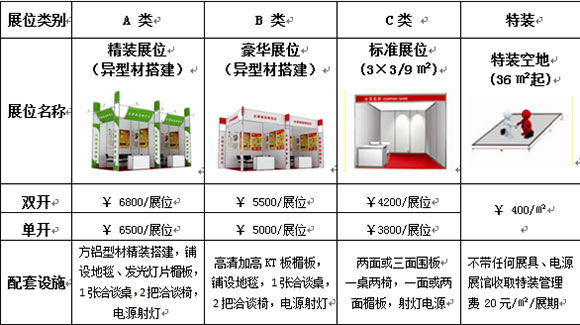 
收费标准